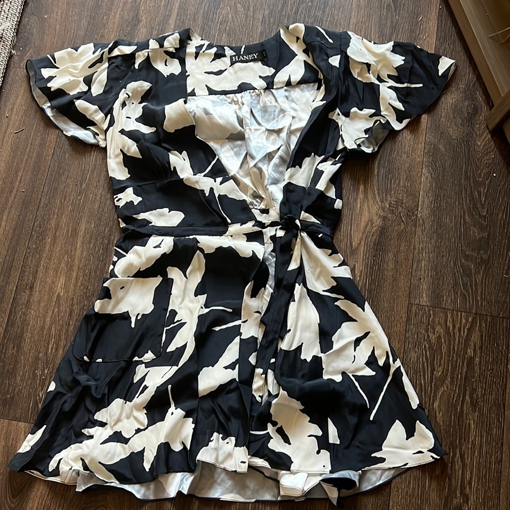 Haney Floral Wrap Dress